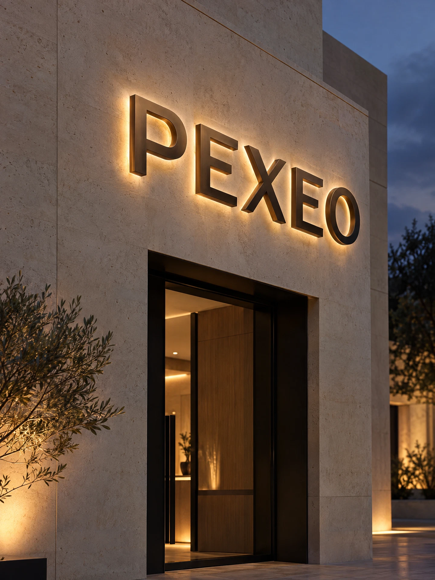 Backlit Letters — concept visualization