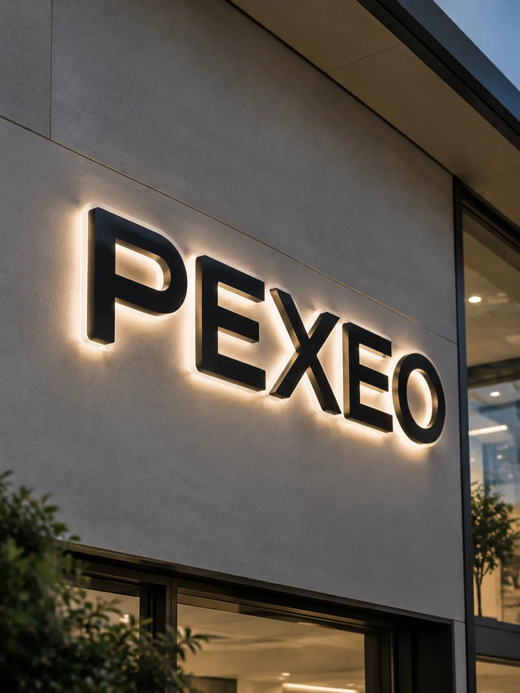 Backlit Letters — concept visualization