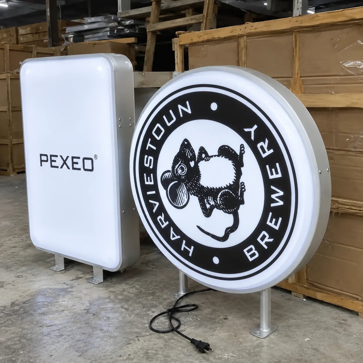 Vacuum-Formed Light Box — production photo