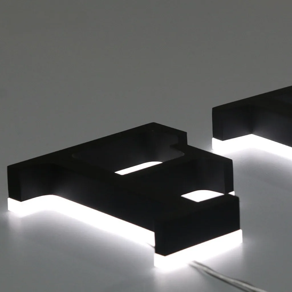 Backlit Letters — production photo