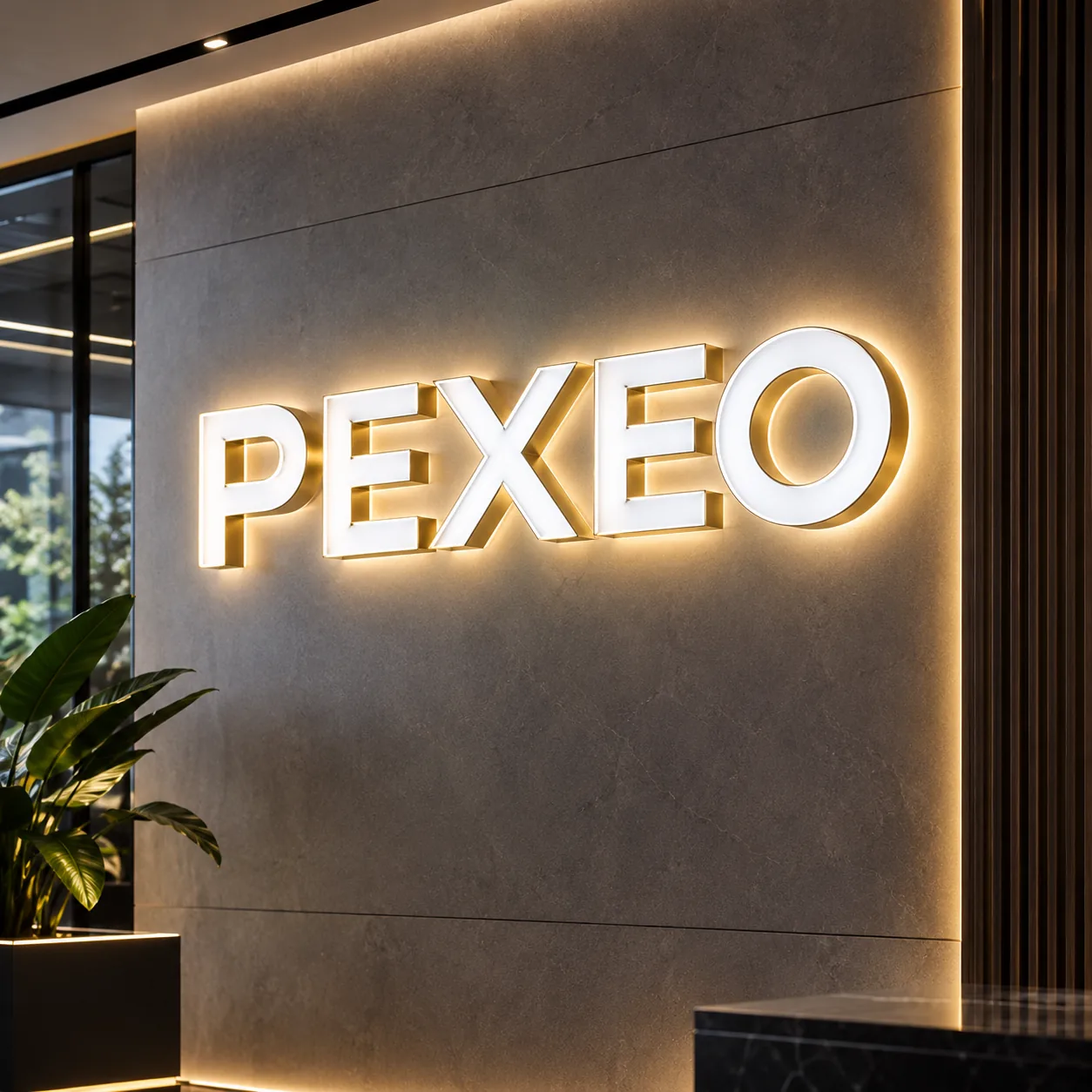 Trimless / Frameless Letters — concept visualization